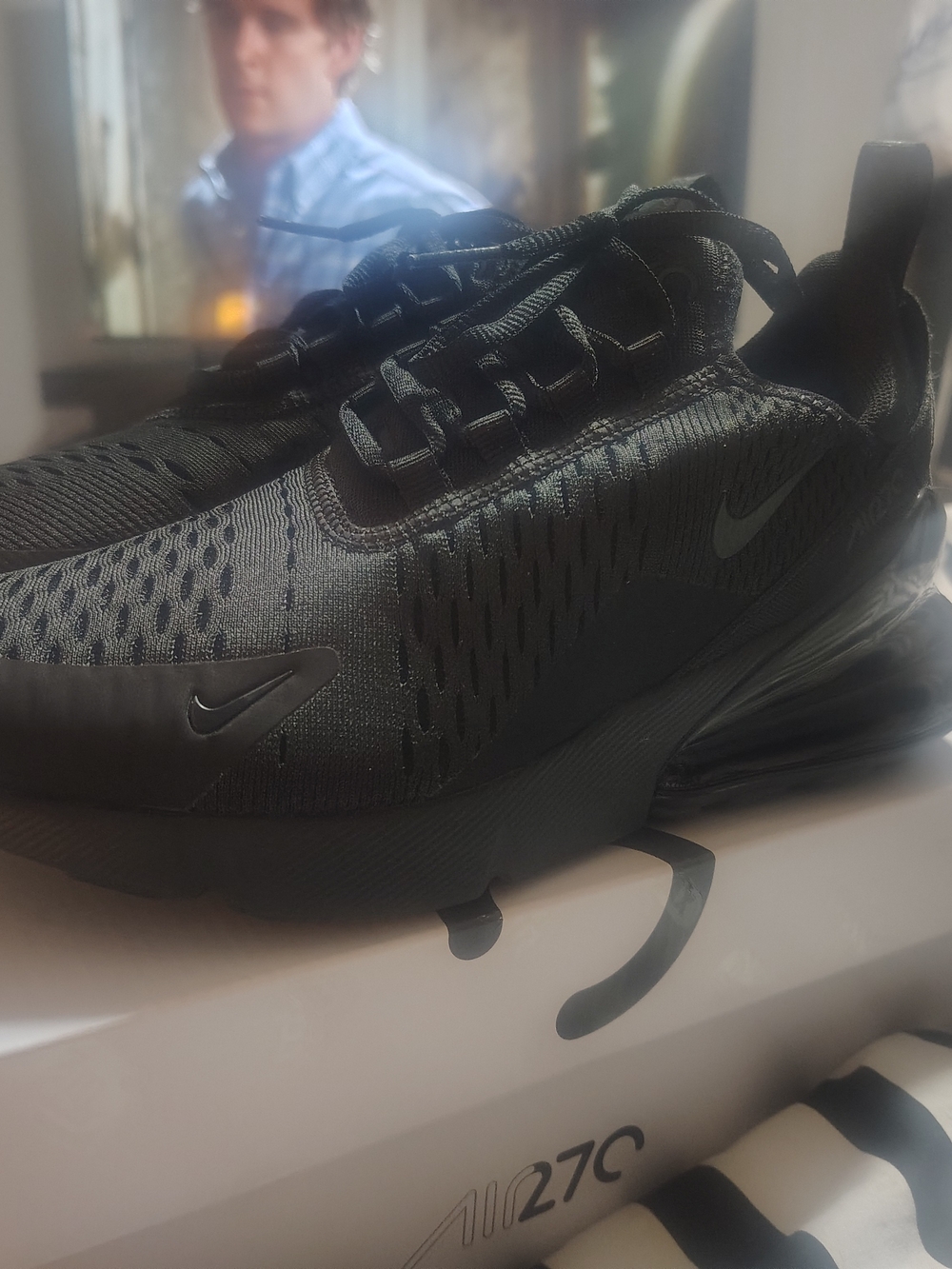 Nike Air Max 270 Men’s Athletic Shoe - Black